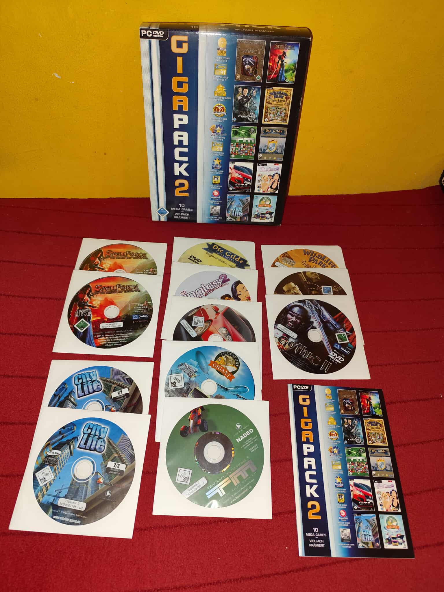 Gigapack 2 PC DVD big box
