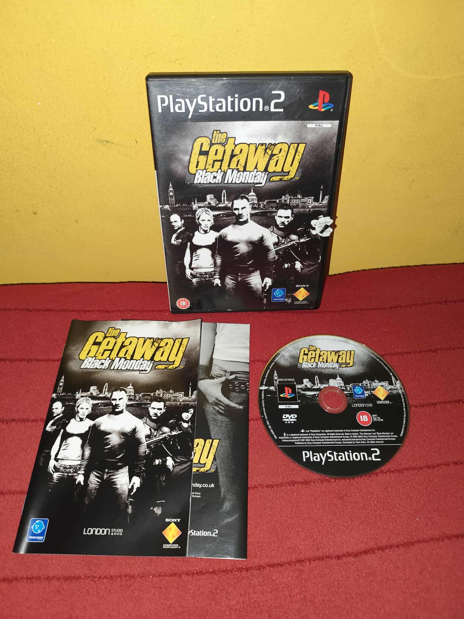 The Getaway Black Monday PAL Playstation 2