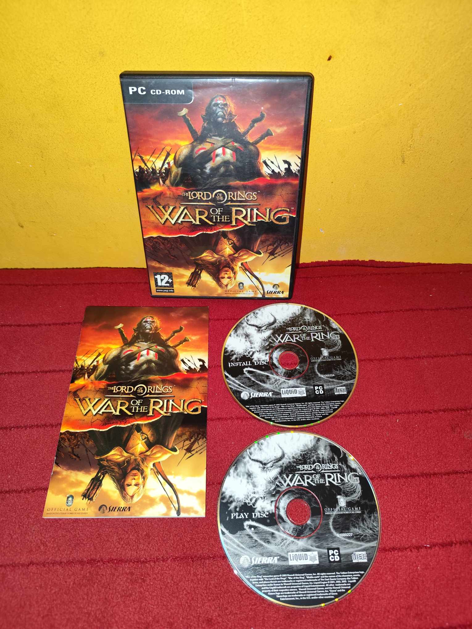 The Lord of the Rings: The War of the Ring PC CD